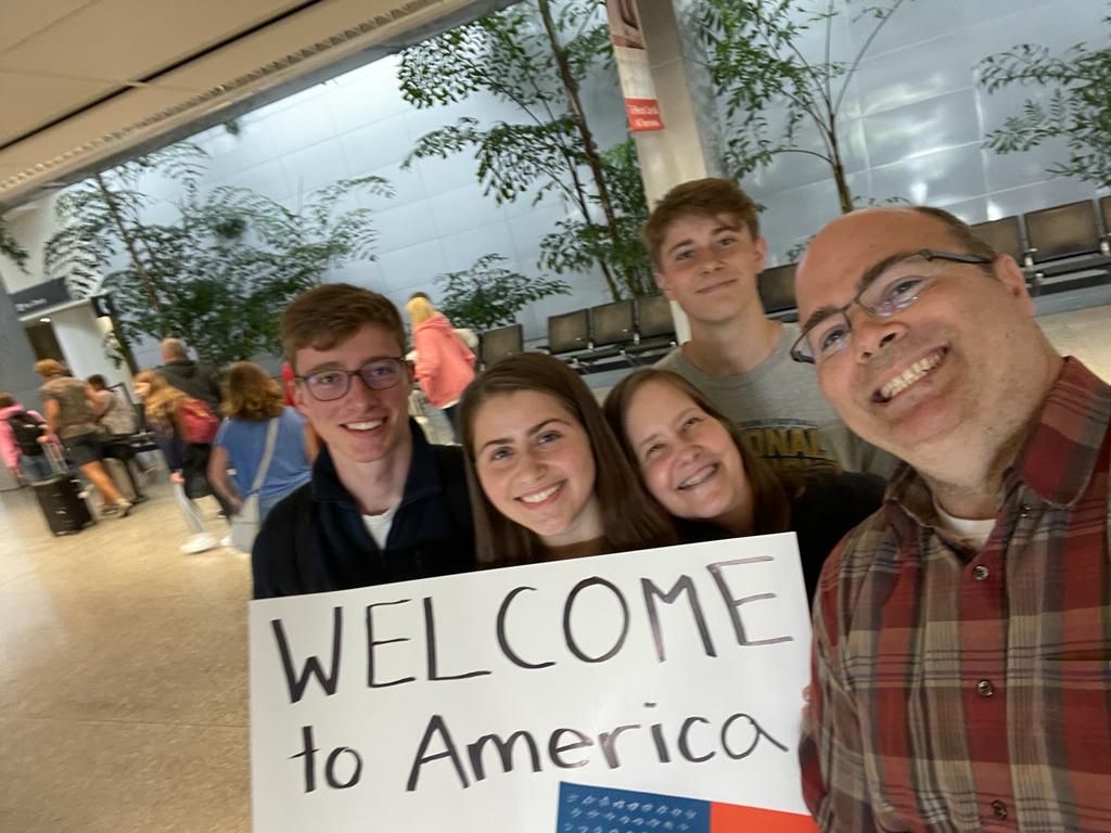 Sjaak's first time in the US